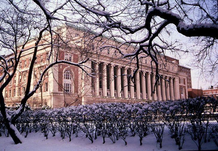 Butler Library Winter