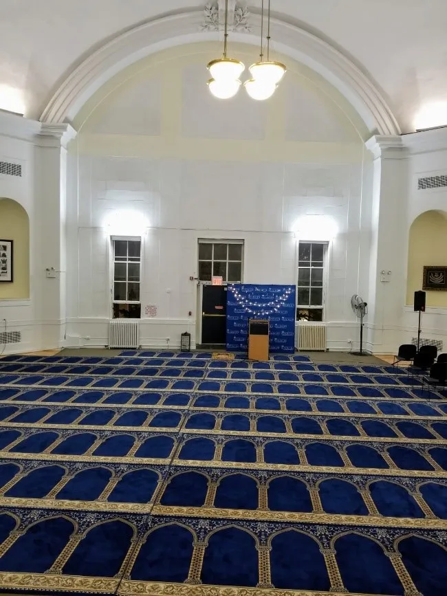 Prayer Rugs in Earl Hall Auditorium